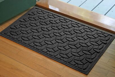Water hog floor mats will protect your floors from spring rain