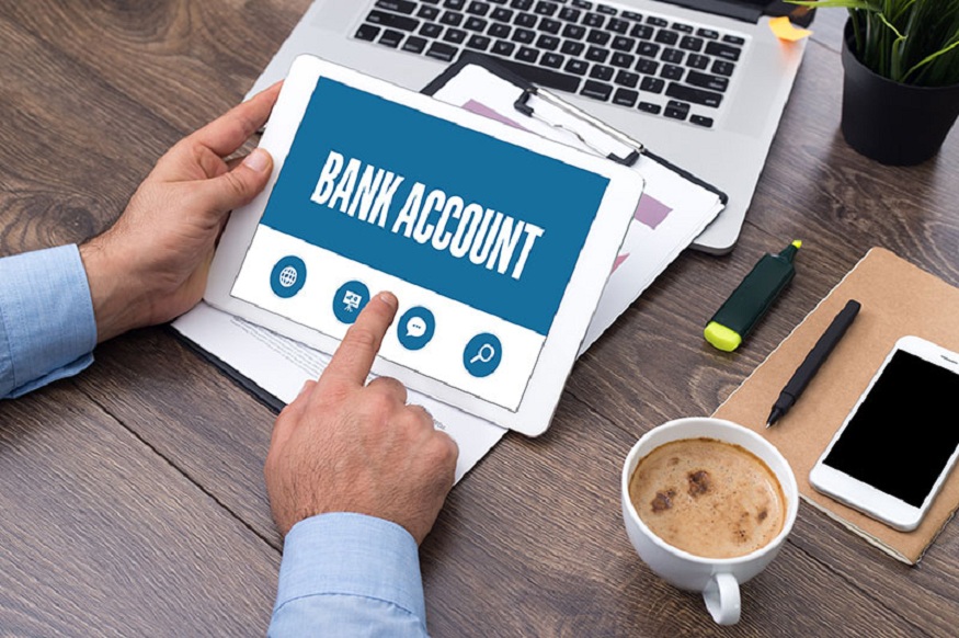 open bank account.